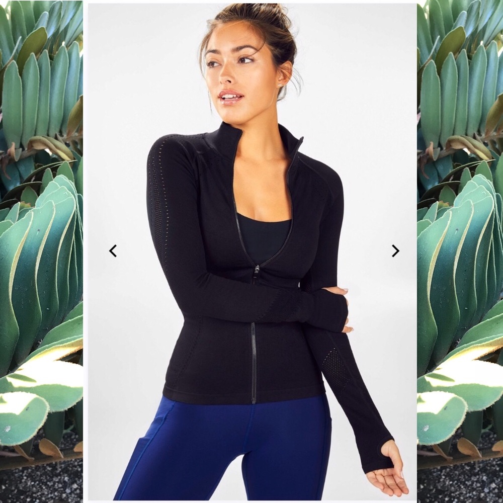 Fabletics Delta Seamless Long-sleeve Zip Up